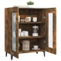 vidaXL Aparador de madera de ingeniería roble ahumado 69,5x34x90 cm