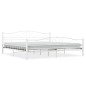 vidaXL Estructura de cama de metal blanco 200x200 cm vidaXL Estructura de cama de metal blanco 200x200 cm