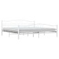 vidaXL Estructura de cama de metal blanco 200x200 cm vidaXL Estructura de cama de metal blanco 200x200 cm