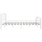 vidaXL Estructura de cama de metal blanco 200x200 cm vidaXL Estructura de cama de metal blanco 200x200 cm