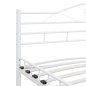 vidaXL Estructura de cama de metal blanco 200x200 cm vidaXL Estructura de cama de metal blanco 200x200 cm
