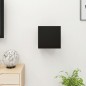 vidaXL Mueble de salón de pared negro 30,5x30x30 cm vidaXL Mueble de salón de pared negro 30,5x30x30 cm