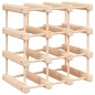 vidaXL Botellero para 12 botellas madera maciza de pino 36x23x36 cm vidaXL Botellero para 12 botellas madera maciza de pino 36x23x36 cm