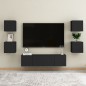 vidaXL Mueble de salón de pared negro 30,5x30x30 cm vidaXL Mueble de salón de pared negro 30,5x30x30 cm