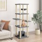 vidaXL Rascador para gatos con postes de sisal gris oscuro 154 cm vidaXL Rascador para gatos con postes de sisal gris oscuro 154 cm