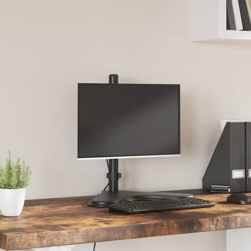 vidaXL Soporte para monitor acero negro VESA 75/100 mm vidaXL Soporte para monitor acero negro VESA 75/100 mm