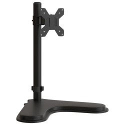 vidaXL Soporte para monitor acero negro VESA 75/100 mm