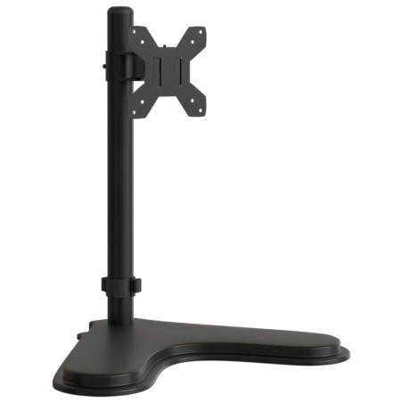 vidaXL Soporte para monitor acero negro VESA 75/100 mm