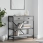 vidaXL Mesa consola madera de ingeniería gris Sonoma 75x34,5x75 cm vidaXL Mesa consola madera de ingeniería gris Sonoma 75x34,5x75 cm