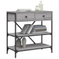 vidaXL Mesa consola madera de ingeniería gris Sonoma 75x34,5x75 cm vidaXL Mesa consola madera de ingeniería gris Sonoma 75x34,5x75 cm