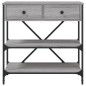 vidaXL Mesa consola madera de ingeniería gris Sonoma 75x34,5x75 cm vidaXL Mesa consola madera de ingeniería gris Sonoma 75x34,5x75 cm