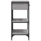 vidaXL Mesa consola madera de ingeniería gris Sonoma 75x34,5x75 cm vidaXL Mesa consola madera de ingeniería gris Sonoma 75x34,5x75 cm