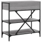 vidaXL Mesa consola madera de ingeniería gris Sonoma 75x34,5x75 cm vidaXL Mesa consola madera de ingeniería gris Sonoma 75x34,5x75 cm