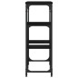 vidaXL Mesa consola de madera de ingeniería negra 89,5x28x76 cm vidaXL Mesa consola de madera de ingeniería negra 89,5x28x76 cm