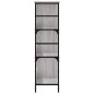 vidaXL Estantería de madera de ingeniería gris Sonoma 78,5x33x117,5 cm vidaXL Estantería de madera de ingeniería gris Sonoma 78,5x33x117,5 cm