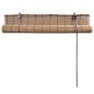 vidaXL Persiana enrollable de bambú marrón 150x160 cm
