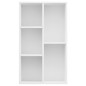 vidaXL Estantería/Aparador madera contrachapada blanco 50x25x80 cm vidaXL Estantería/Aparador madera contrachapada blanco 50x25x80 cm