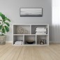 vidaXL Estantería/Aparador madera contrachapada blanco 50x25x80 cm vidaXL Estantería/Aparador madera contrachapada blanco 50x25x80 cm