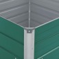 vidaXL Jardinera elevada de acero galvanizado verde 100x100x45 cm vidaXL Jardinera elevada de acero galvanizado verde 100x100x45 cm