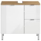 Germania Armario base lavabo GW-Mauresa 60x34x56 cm grafito y roble Germania Armario base lavabo GW-Mauresa 60x34x56 cm grafito y roble