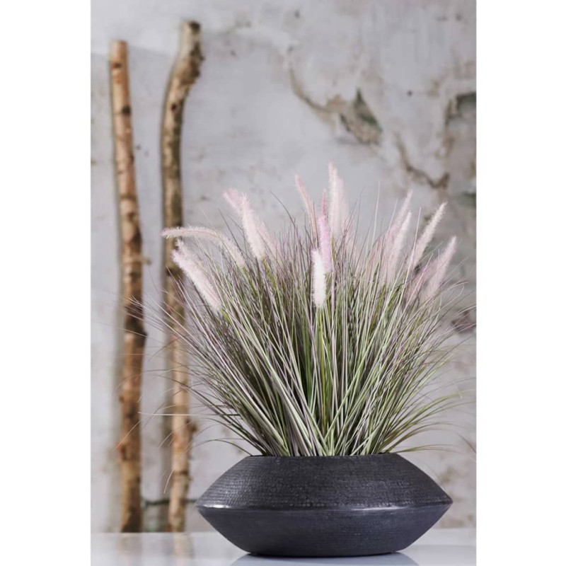 Emerald Planta de penissetum artificial en maceta de cinc 58 cm Emerald Planta de penissetum artificial en maceta de cinc 58 cm