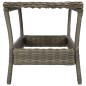 vidaXL Mesa de jardín ratán sintético marrón 45x45x46,5 cm vidaXL Mesa de jardín ratán sintético marrón 45x45x46,5 cm