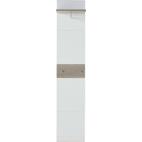 Germania Perchero de pared Malou roble Nelson y blanco 39x29,9x19,46cm