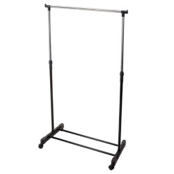 Storage solutions Perchero con ruedas regulable 80x42x(90-165) cm