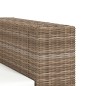 vidaXL Conjunto de sofá de dos plazas 7 piezas ratán real vidaXL Conjunto de sofá de dos plazas 7 piezas ratán real