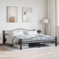 vidaXL Estructura de cama de metal negra 180x200 cm vidaXL Estructura de cama de metal negra 180x200 cm