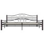 vidaXL Estructura de cama de metal negra 180x200 cm vidaXL Estructura de cama de metal negra 180x200 cm