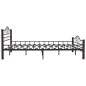 vidaXL Estructura de cama de metal negra 180x200 cm vidaXL Estructura de cama de metal negra 180x200 cm