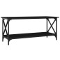 vidaXL Mesa de centro madera contrachapada y hierro negro 100x45x45 cm vidaXL Mesa de centro madera contrachapada y hierro negro 100x45x45 cm