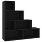 vidaXL Estantería/divisor madera contrachapada negro 155x24x160 cm vidaXL Estantería/divisor madera contrachapada negro 155x24x160 cm