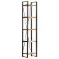 vidaXL Estantería de 5 niveles madera maciza mango 40x30x180 cm vidaXL Estantería de 5 niveles madera maciza mango 40x30x180 cm