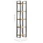 vidaXL Estantería de 5 niveles madera maciza mango 40x30x180 cm vidaXL Estantería de 5 niveles madera maciza mango 40x30x180 cm