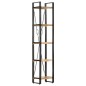 vidaXL Estantería de 5 niveles madera maciza mango 40x30x180 cm vidaXL Estantería de 5 niveles madera maciza mango 40x30x180 cm