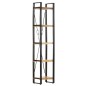 vidaXL Estantería de 5 niveles madera maciza mango 40x30x180 cm vidaXL Estantería de 5 niveles madera maciza mango 40x30x180 cm