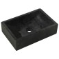 vidaXL Lavabo de mármol negro con brillo 45x30x12 cm vidaXL Lavabo de mármol negro con brillo 45x30x12 cm