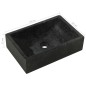 vidaXL Lavabo de mármol negro con brillo 45x30x12 cm vidaXL Lavabo de mármol negro con brillo 45x30x12 cm