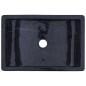 vidaXL Lavabo de mármol negro con brillo 45x30x12 cm vidaXL Lavabo de mármol negro con brillo 45x30x12 cm
