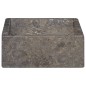 vidaXL Lavabo de mármol gris con brillo 45x30x12 cm vidaXL Lavabo de mármol gris con brillo 45x30x12 cm