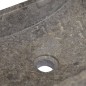 vidaXL Lavabo de mármol gris con brillo 45x30x12 cm vidaXL Lavabo de mármol gris con brillo 45x30x12 cm