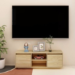 vidaXL Mueble de TV madera maciza de pino 110x30x40 cm