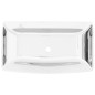 vidaXL Lavabo 71x38x13,5 cm cerámica plateado vidaXL Lavabo 71x38x13,5 cm cerámica plateado