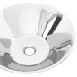 vidaXL Lavabo 42x14 cm cerámica plateado vidaXL Lavabo 42x14 cm cerámica plateado