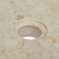 vidaXL Lavabo crema mármol 40x40x10 cm vidaXL Lavabo crema mármol 40x40x10 cm