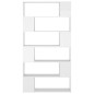 vidaXL Estantería divisor de espacios blanco brillo 100x24x188 cm vidaXL Estantería divisor de espacios blanco brillo 100x24x188 cm