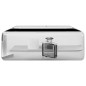 vidaXL Lavabo con orificio para grifo 38x30x11,5 cm cerámica plateado