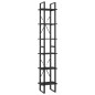 vidaXL Estantería de 6 niveles madera contrachapada gris 40x30x210 cm
